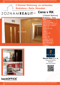 Druck - Immobilien der Slowakei