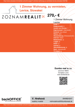 Druck - Immobilien der Slowakei
