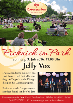 Plakat A3 - Rosengarten