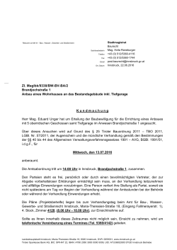Baubewilligung, Brandjochstr. 1, Mag. Eduard Unger, Gz. MagIbk