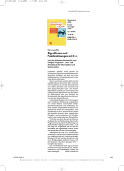 Algorithmen und Problemlösungen mit C++
