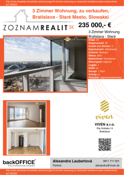 Druck - Immobilien der Slowakei