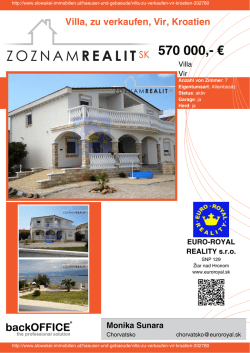 Druck - Immobilien der Slowakei
