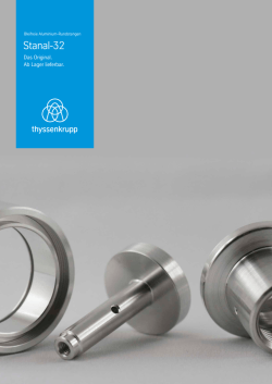 zum Produktflyer Stanal-32 - thyssenkrupp Materials Schweiz AG