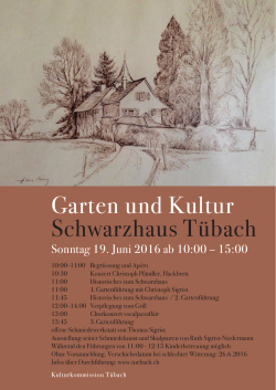 Garten und Kultur Schwarzhaus