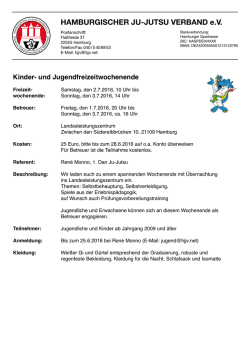 HAMBURGISCHER JUdJUTSU VERBAND e.V.
