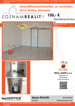Druck - Immobilien der Slowakei