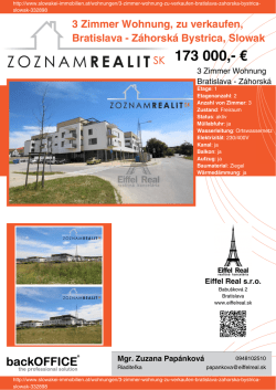 Druck - Immobilien der Slowakei