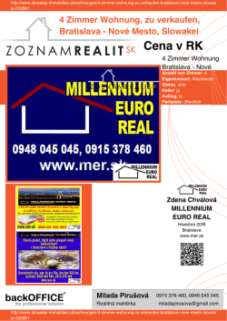 Druck - Immobilien der Slowakei
