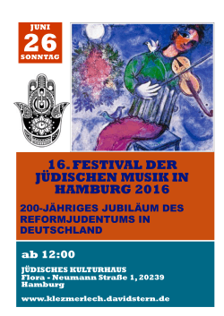 FLyer Hamburg Festival 16