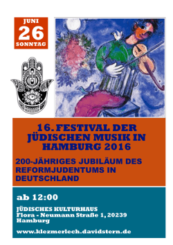 FLyer Hamburg Festival 16