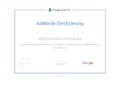 Google Partners - Certification