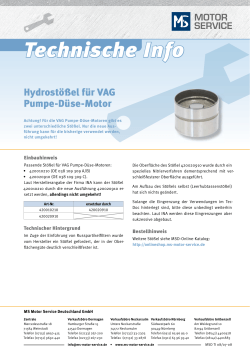 Technische Info - MS Motorservice International
