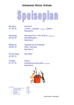 vom 27.6. bis 1.7. - johannes brenz schule