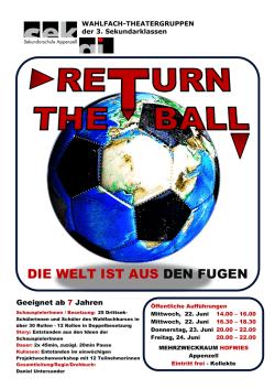 DIE WELT IST AUS DEN FUGEN