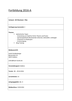 Isokinetisches Tapen, Sling Training
