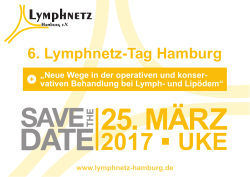 Einladung Lymphnetz-Tag Hamburg - Physioteam Lader