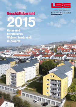Geschäftsbericht 2015 - Landes-Bau