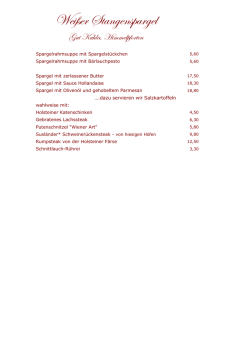 Weißer Stangenspargel