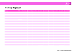Trainings-Tagebuch - Jasis Fit Journey