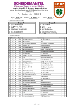 Spielplan