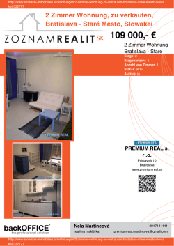 Druck - Immobilien der Slowakei