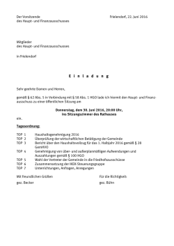 E inladung - Frielendorf