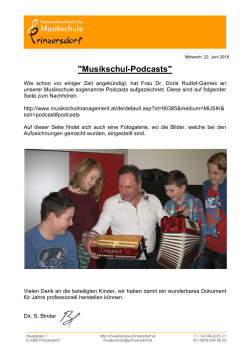 Musikschul-Podcasts