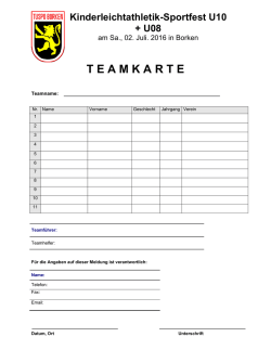 teamkarte - TuSpo Borken