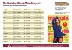 Mediadaten Rhein