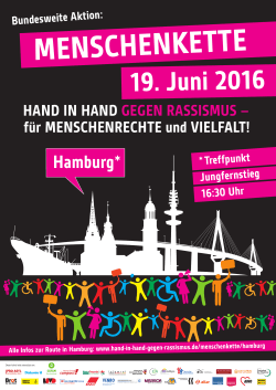 Hamburg - Hand in Hand gegen Rassismus
