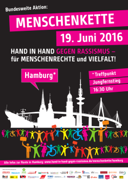 Hamburg - Hand in Hand gegen Rassismus