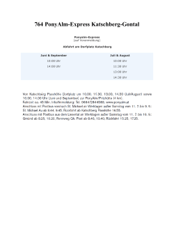 764 PonyAlm-Express Katschberg