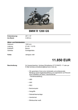 Detailansicht BMW R 1200 GS