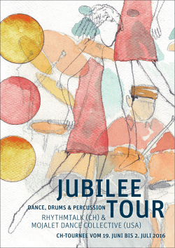 Flyer zur Jubilee Tour