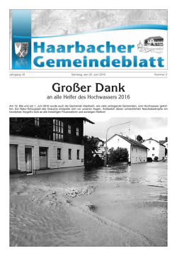 Gro&szlig;er Dank