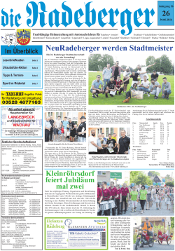 Ausgabe 26/2016 - die Radeberger