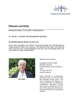 Eine Kreuzfahrt f&uuml;r die Ohren
