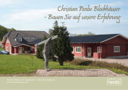 dit personlige hus - Christian Panbo Blockh&auml;user