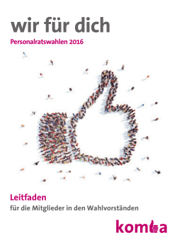 Leitfaden - Personalratswahlen 2016