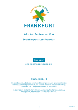 Infos - ChangeMakerSpace