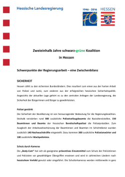 Schwerpunkte