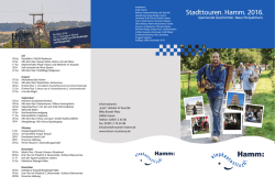 Stadttouren - Stadt Hamm