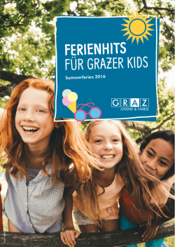 Ferienhits für KidsSommerferien 2016