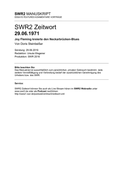 SWR2 Zeitwort
