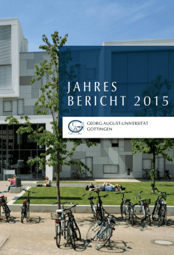 jahres bericht 2015 - Georg-August