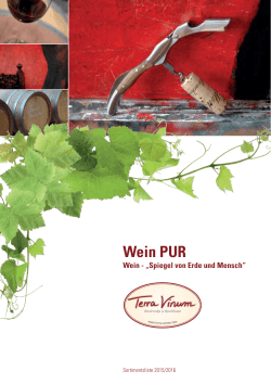 Wein PUR - Terra Vinum