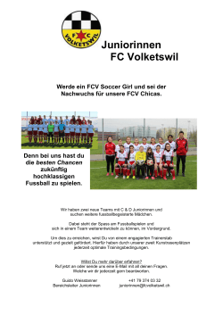 Flyer - FC Volketswil