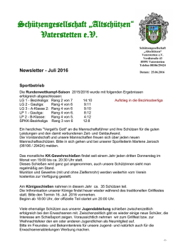 Schützengesellschaft „Altschützen“ Vaterstetten e.V.