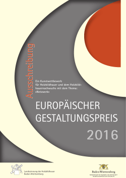 Ausschreibung 2016 als PDF herunterladen